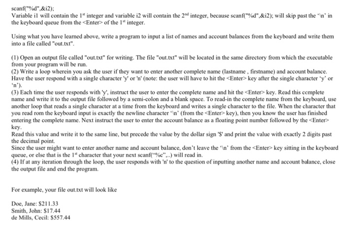 stated on the second page, the first page just shows some examples