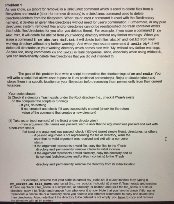  In this assignment, there are 2 problems. Please make sure the