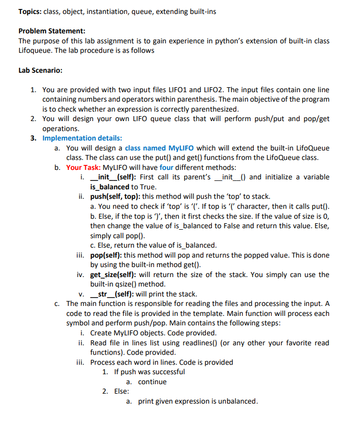 Can I get this in python with the given information below Given