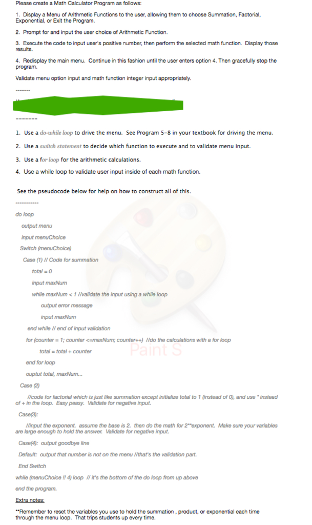 Please use C++ to compile the program and follow the suggested set