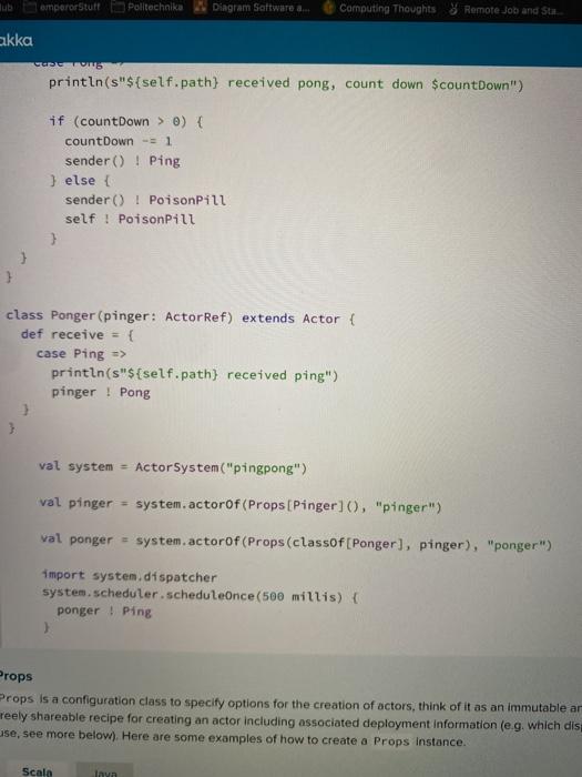 package List12 import akka.actor.Actor import akka .actor.Props import akka.event.Logging import akka.actor. {Actor,