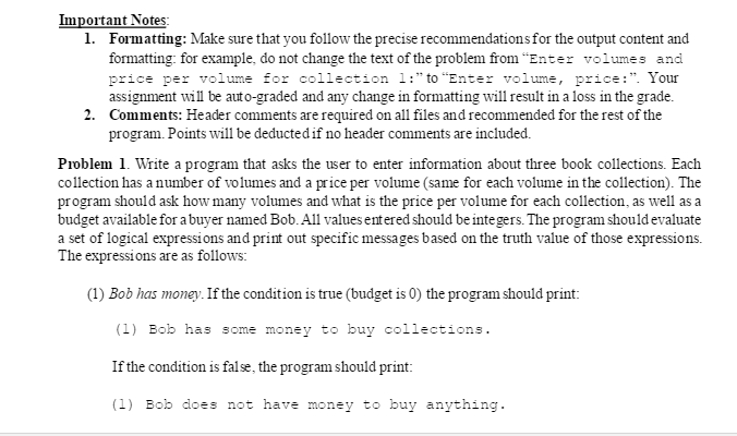 Please Help me to write this program in language C. I put