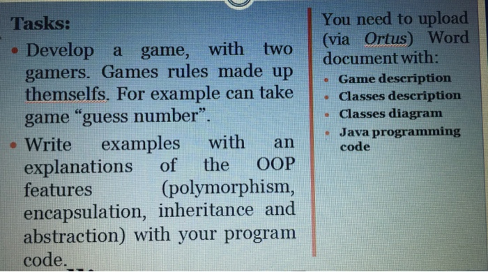  Task 4 Please develop java guessing numbers game.. thank you in