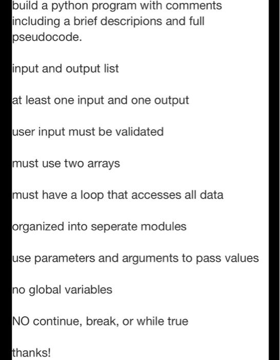  python build a python program with comments including a brief descripions
