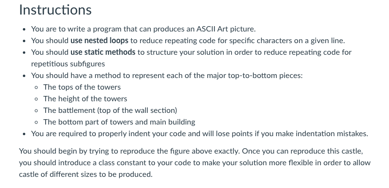 methods, print/println statements and a class constant. Details You are going to