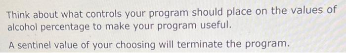 Drinks Write a program that estimates the number of alcoholic drinks (12