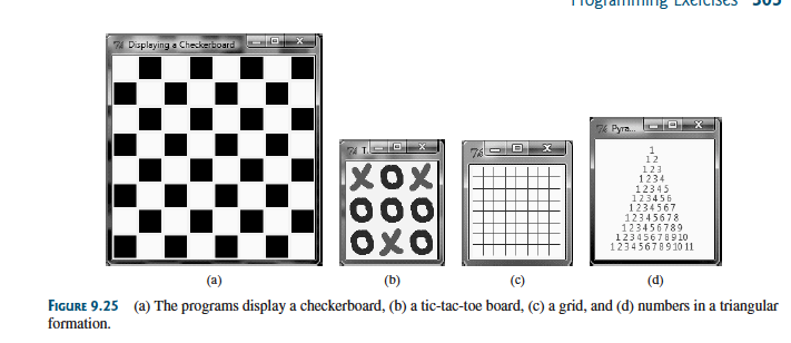 a program that displays numbers in a triangular pattern, as shown in