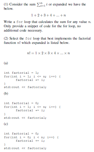  (1) Consider the sum Ei or expanded we have the below.