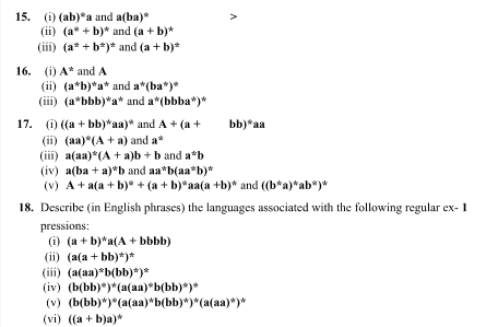 2-7, 10, 11, 15, 18 oces without DOD. 5. Consider the language