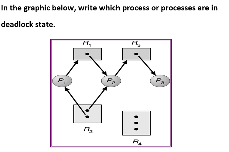  In the graphic below, write which process or processes are in