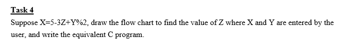 help me please please write the C program code also Task