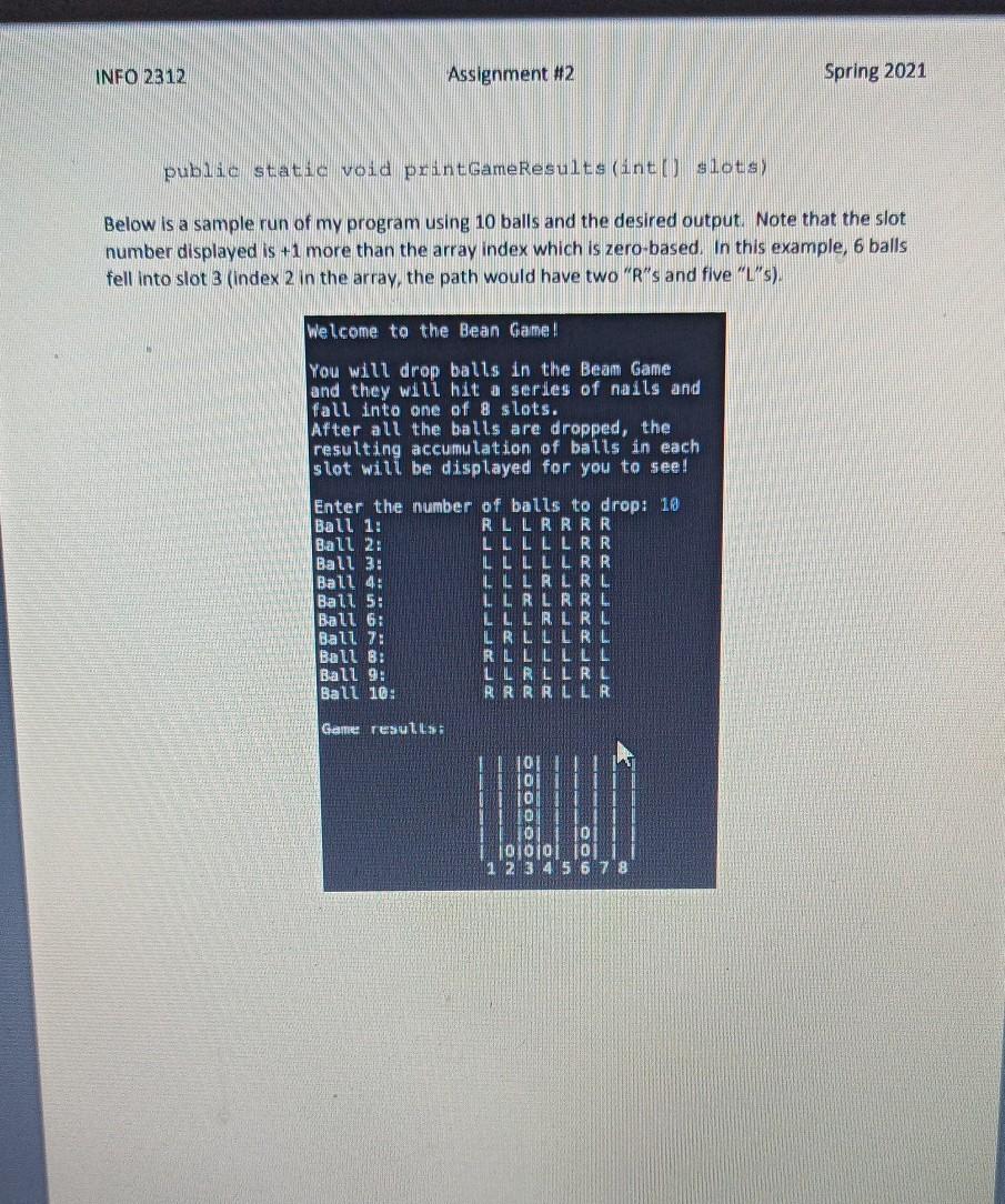 for statistical experiments. It consists of an upright board with evenly spaced