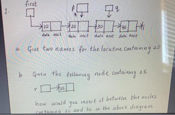 please help first fr 10 Hi 20 30 140 data next data