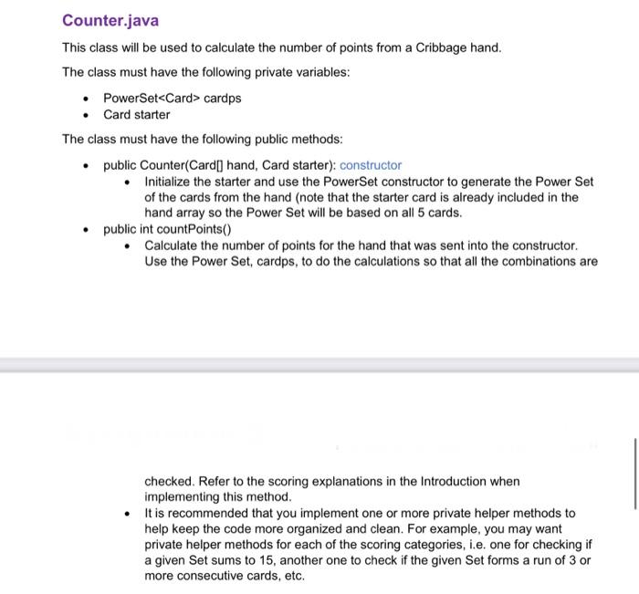 T. The class must have the following private variable: - LinearNode setStart