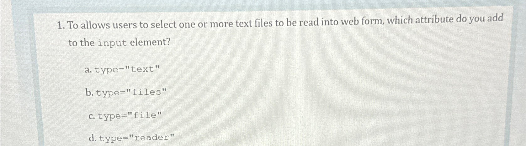  To allows users to select one or more text files to