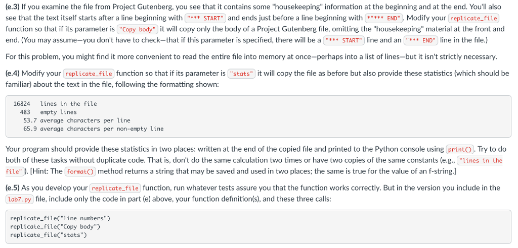 file, line by line. It presumes that the input and output files