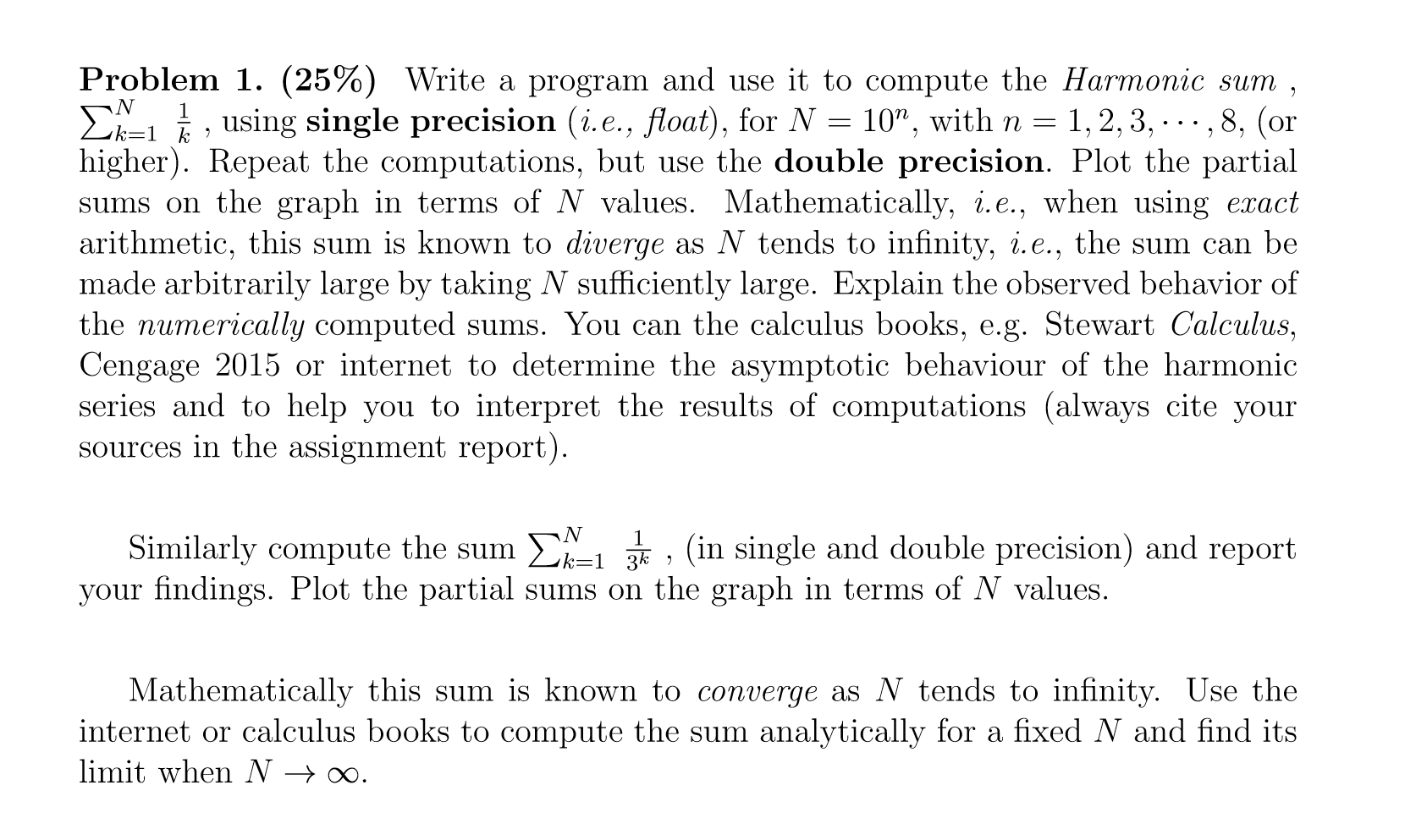 Python code please Problem 1. (25%) Write a program and use it