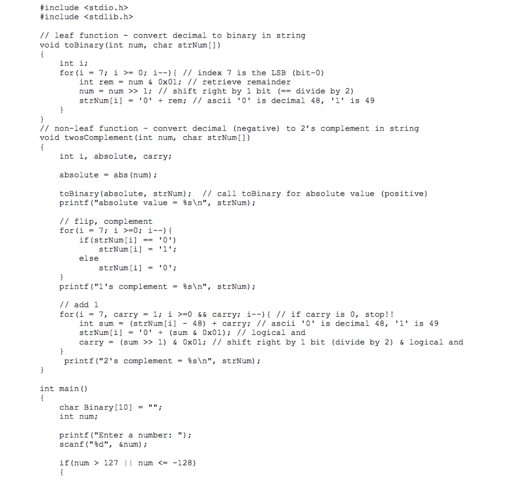 following C code to MIPS Assembly (SPIM). PLEASE MAKE SURE IT IS