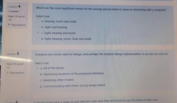 for training Complete Mark 10 out of to Flag question Select one