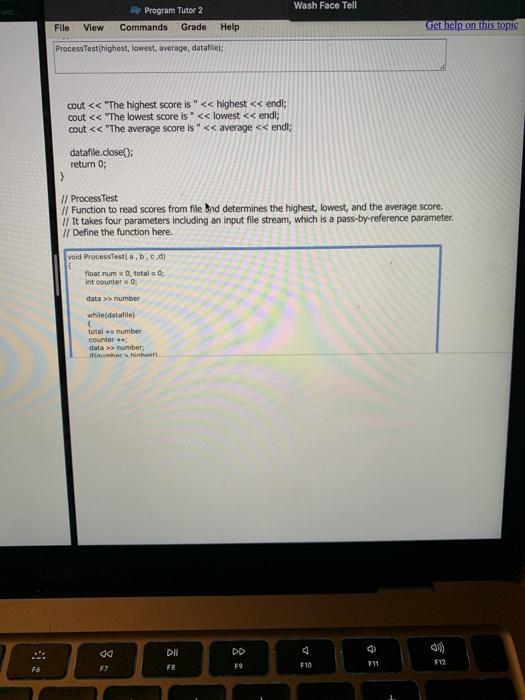 following program: This environment works best in FireFox! // File Name: 1170_8_9b.CC