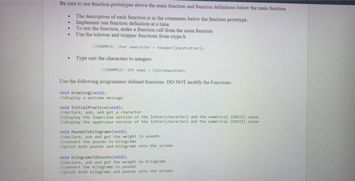 //1gnore scanf warnings Uincludesstdio.h) //printf and scanf Aincludesctype. hs ///toupper and tolower