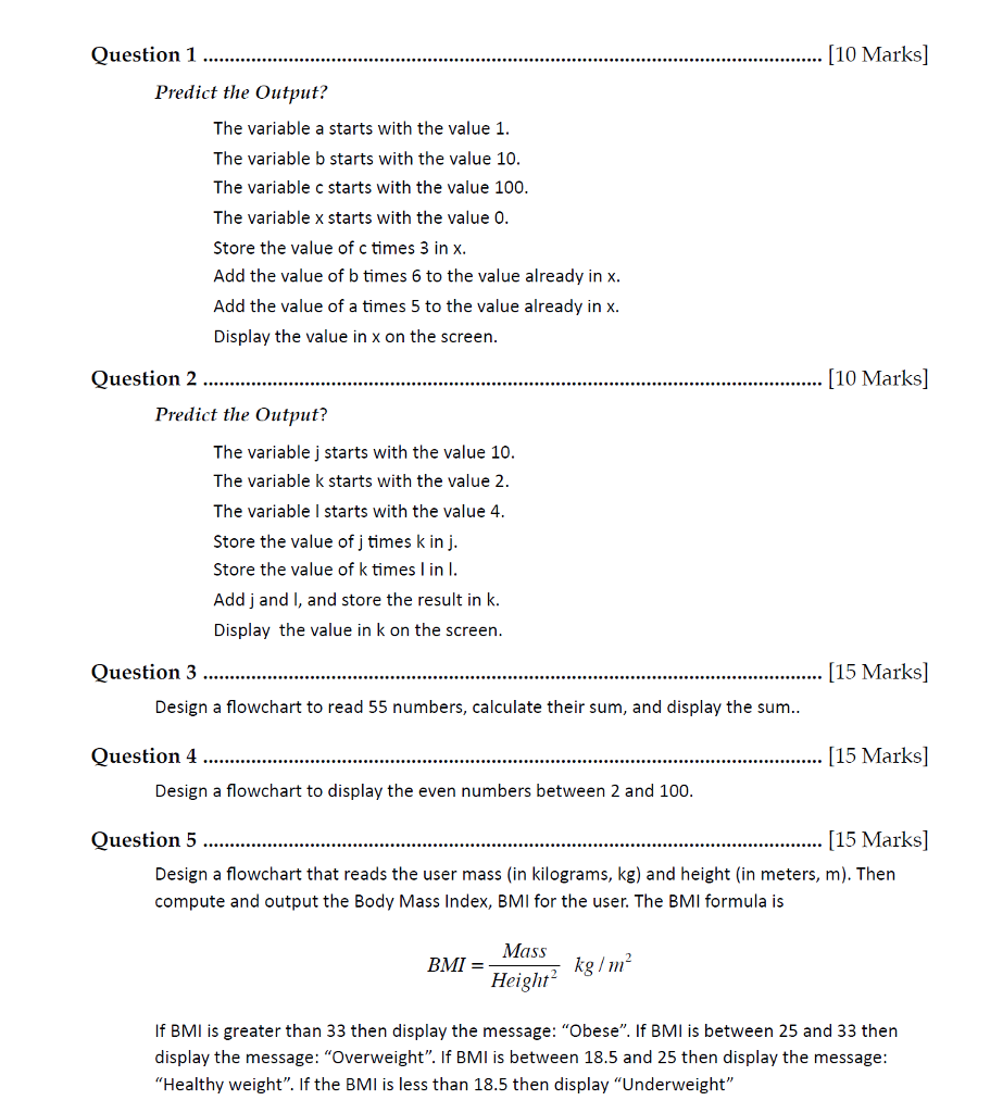  Programming concept C++: 1-Introduction to Computers and programming, Algorithms and problem