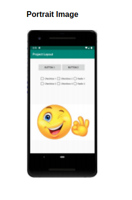 Create an android app using android studio. Layout Project In this project,