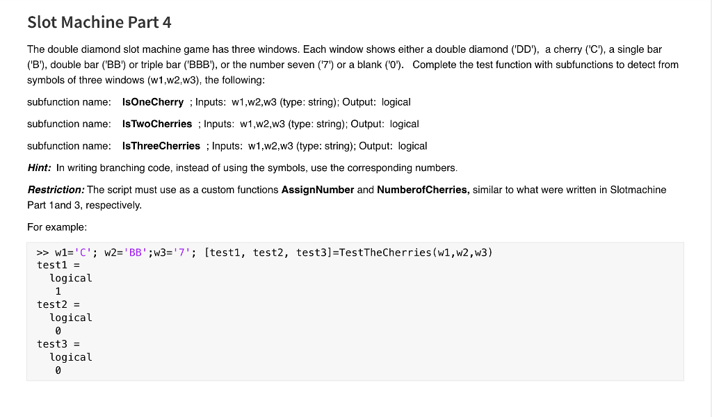 what can and can't be used in each part. If you could