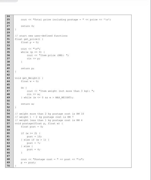 11 errors (syntax errors and or logical errors, if any). The program