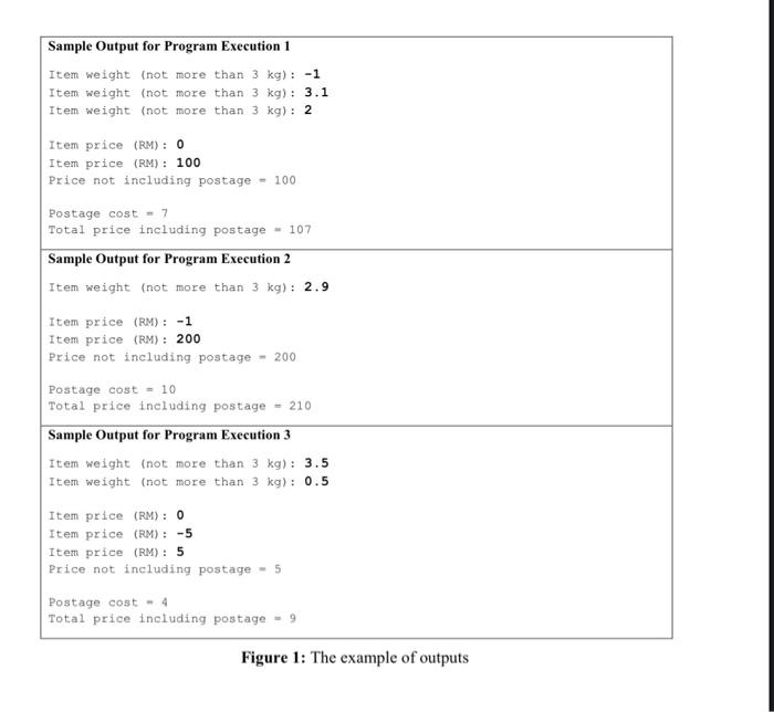 is developed to calculate the total price of an item after the