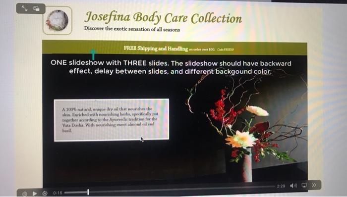 sales webpage. The purpose of project 2 is to use the knowledge