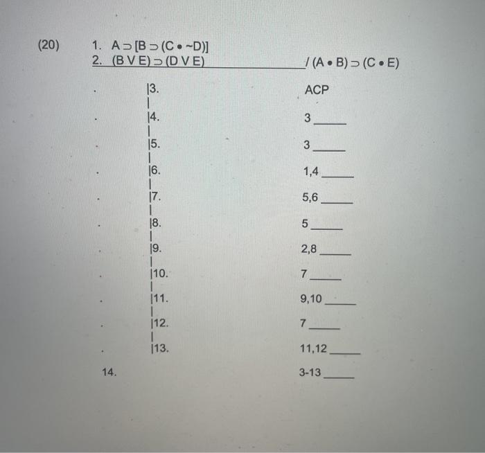 derive the conclutions without using conditional proof. The last one I sent