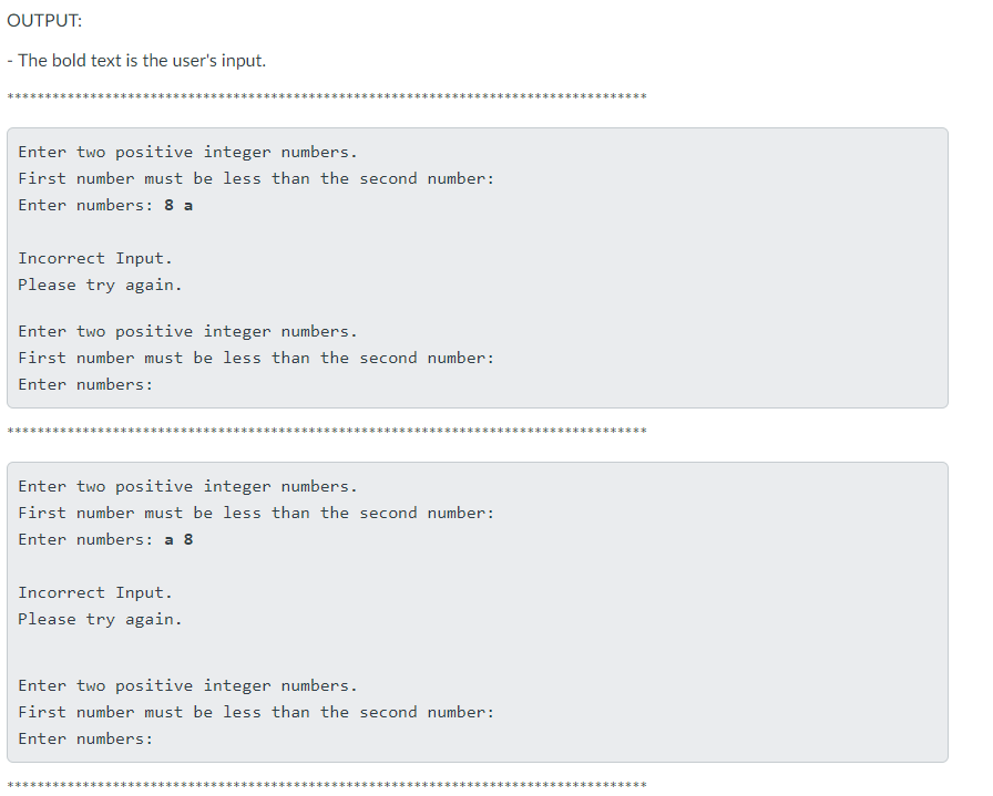 I can't reconise the code without space, Thank you! 