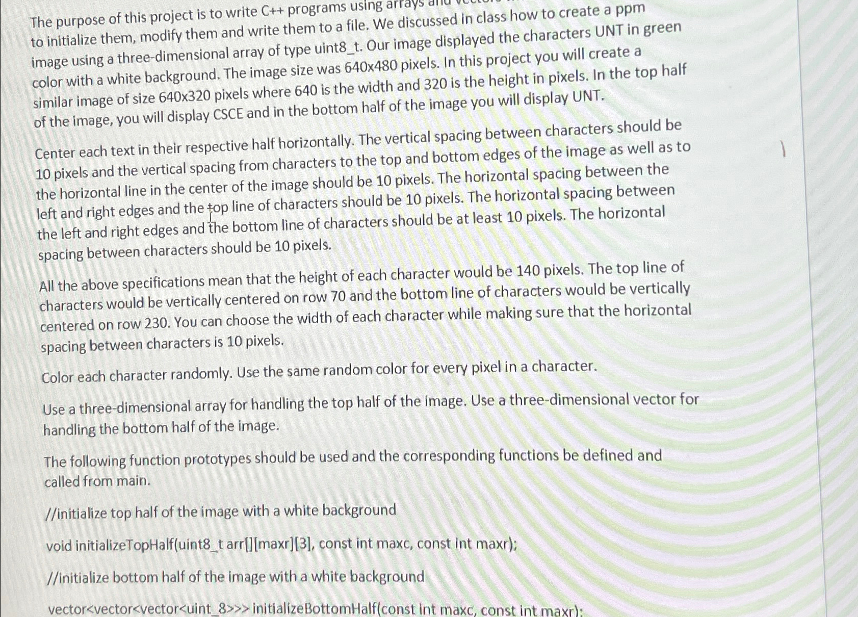  Everytime i code for this project i get the segmentation fault