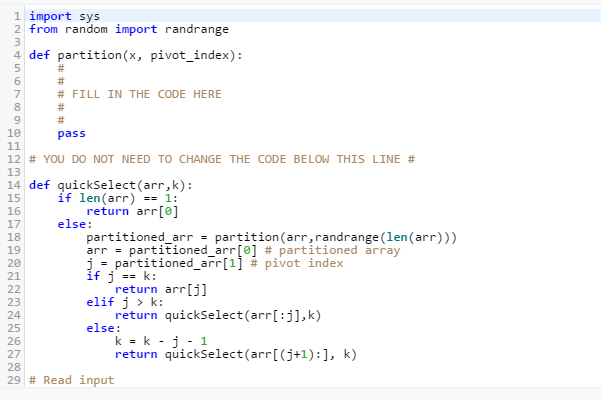 SCREENSHOT A portion of the code has been provided just need the