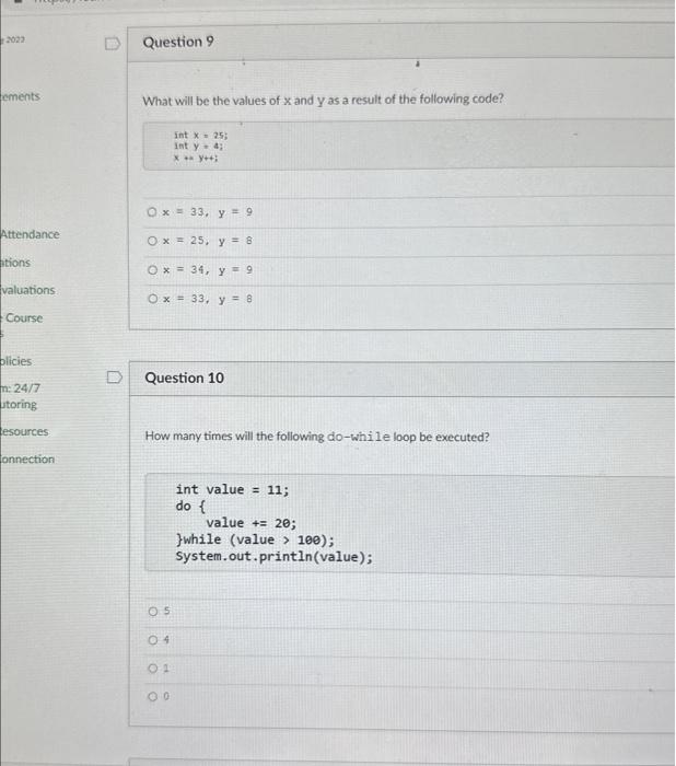  answer question 9-12 question 9&10 question 11& 12 What will be