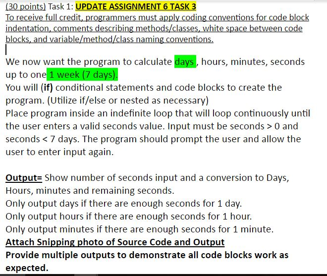  Here is the assignment 6 task 3 below the one I