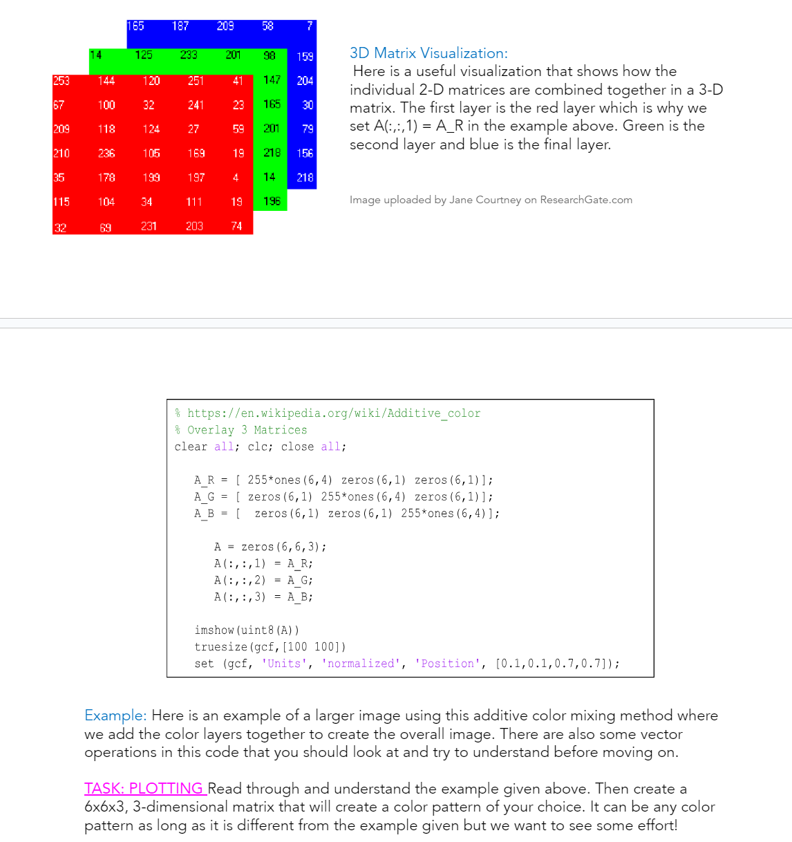  Example: Here is an example of a larger image using this