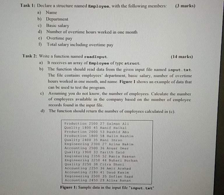  write in c++,pleasee help,i need fast pleaseee (3 marks) Task 1: