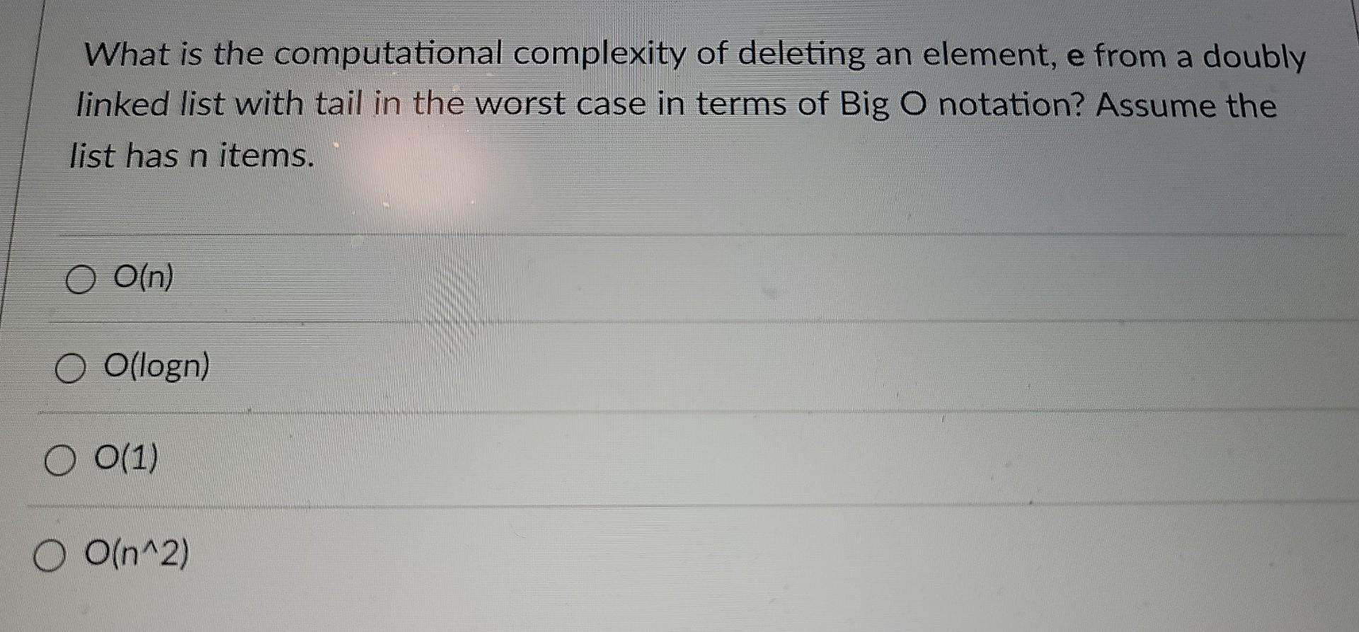 Data Algorithims and Structures Question in C++. Plz double check your answer