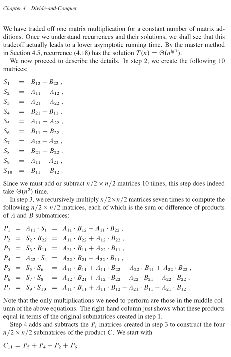 n/2 x n/2 submatrices, prove that the product XY can be expressed