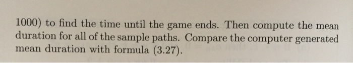 of the game, given by equation (3.27), can be checked numerically by