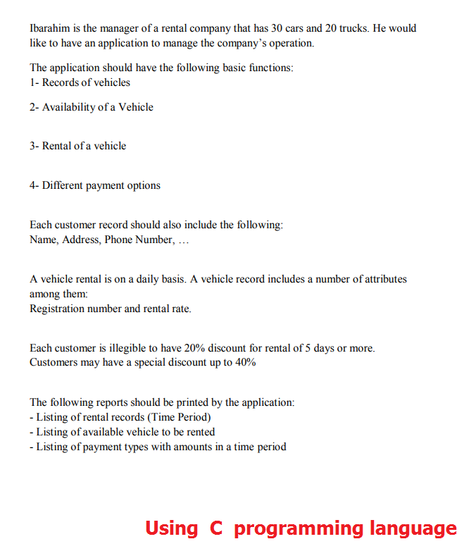  Pls solution using C programming language .............................. c++ code #include #include