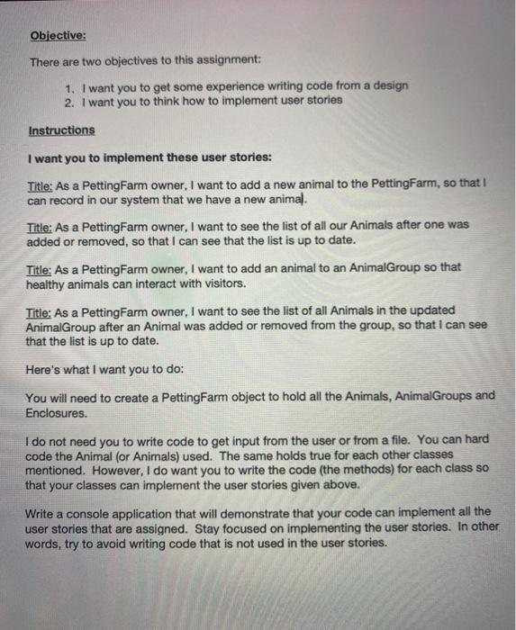  Objective: There are two objectives to this assignment: 1. I want