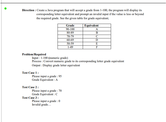 Plzzzzzz do fast Direction : Create a Java program that will accept