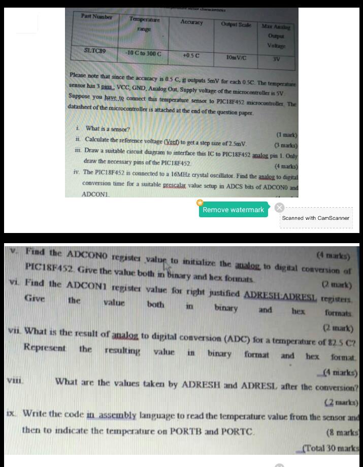 Part Numbe Temperature Accuracy Output Scale Mar Audio Opus Volta SLTC89