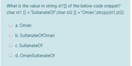 "OMAN"? if(x>10 && x%5==0) printf("OMAN"); else printf("INDIA"); a. 10 O b. 12