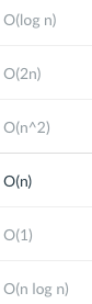 big-oh notation, what is the best- case runtime for this function? nt