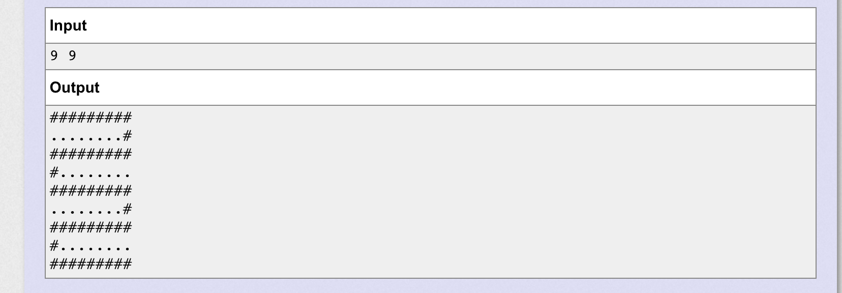 a beginner, so she decides to draw a snake instead. A snake